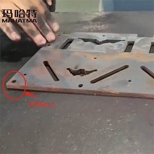 5.5mm激光切割下料碳鋼板變形校平，精度0.1mm-高精密矯平機(jī)